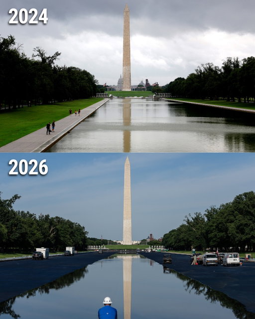 The reflection is finally coming back.

After weeks of construction, water is returning to the Reflecting Pool on the National Mall as part of President Trump's push to restore Washington, D.C.'s iconic landmarks.

The difference is already striking, with the Washington Monument's signature reflection beginning to reappear across the water.
