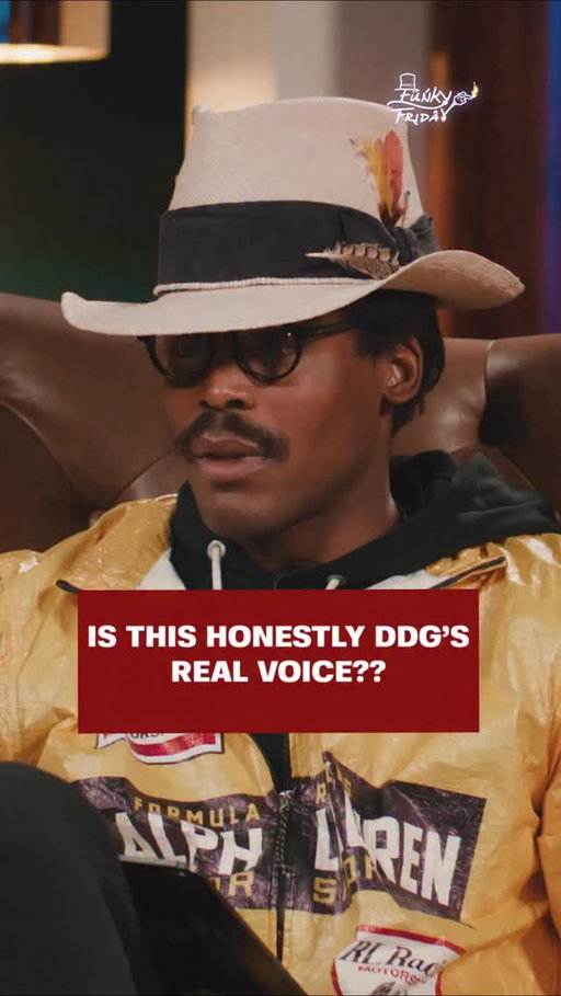 So DDG’s voice is actually that deep? 🤯😂