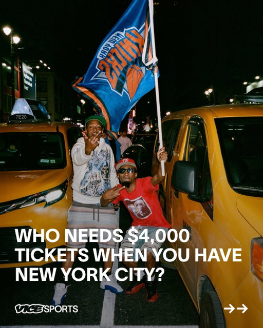 We followed Knicks fans during Game 1 of the NBA Finals as they transformed New York into one giant watch party.

📸: @piersgreenan