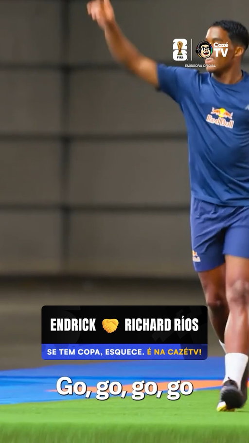 Que dupla meus amigos, que dupla 🤝

#cztv33 #CoberturaCazéTV #Endrick #RichardRios #original