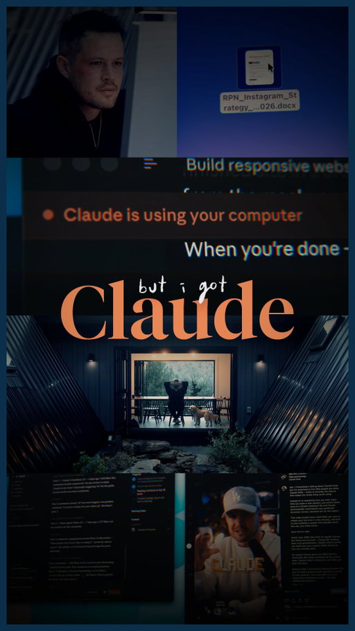 It’s all good, I have @claudeai 

#ClaudePartner