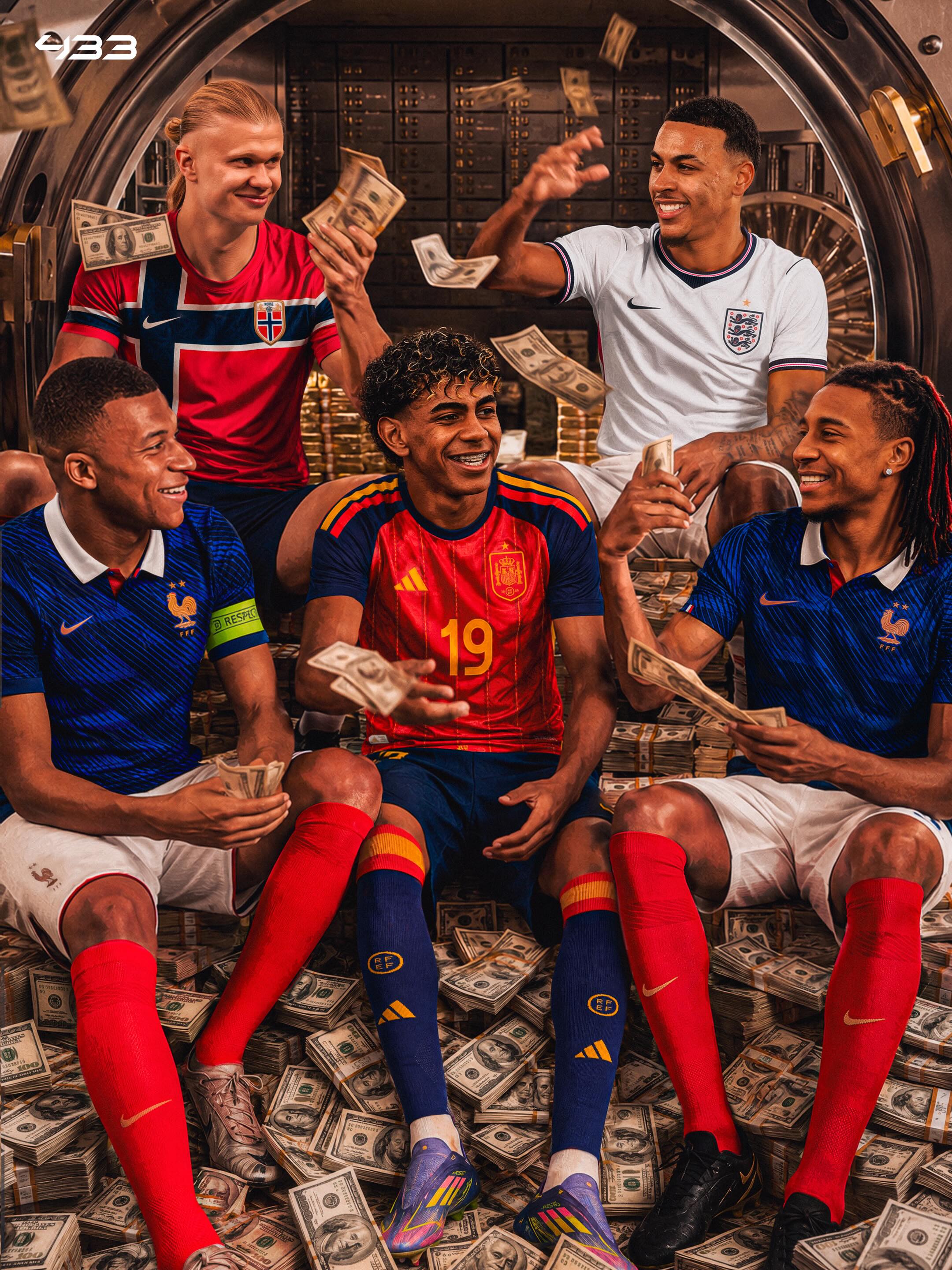 𝐓𝐎𝐏 𝟐𝟎 𝐌𝐎𝐒𝐓 𝐄𝐗𝐏𝐄𝐍𝐒𝐈𝐕𝐄 𝐏𝐋𝐀𝐘𝐄𝐑𝐒 💰🌎

Lamine Yamal is the player with the highest estimated transfer value, according to @cies_football’s model 📈

The Barcelona winger is valued at €𝟑𝟓𝟖 𝐌𝐈𝐋𝐋𝐈𝐎𝐍 🤑

Who do you think is missing from the list? 🤔