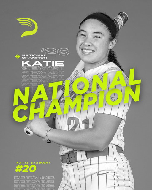 Back. To. Back. 🏆🏆

Congratulations to Stewie! @katie.stewart20 is a TWO-TIME National Champion with @texassoftball! So proud of everything you’ve put into this game. 🥎

#betonme  #nationalchampion