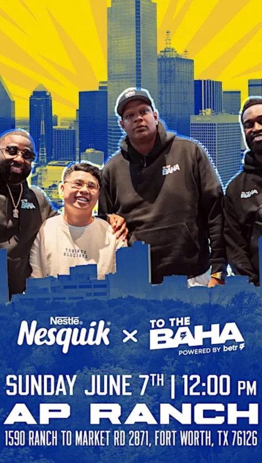 We’re in the building with @ballislife and @nesquikusa Sunday 🍿