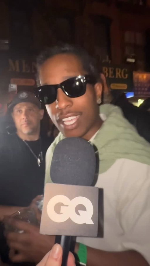 You heard the man: He’s not a Knicks fan, he IS a Knick. @asaprocky 

Video by @sash.fm 
#knicksnation #knicks #nbafinals #asaprocky