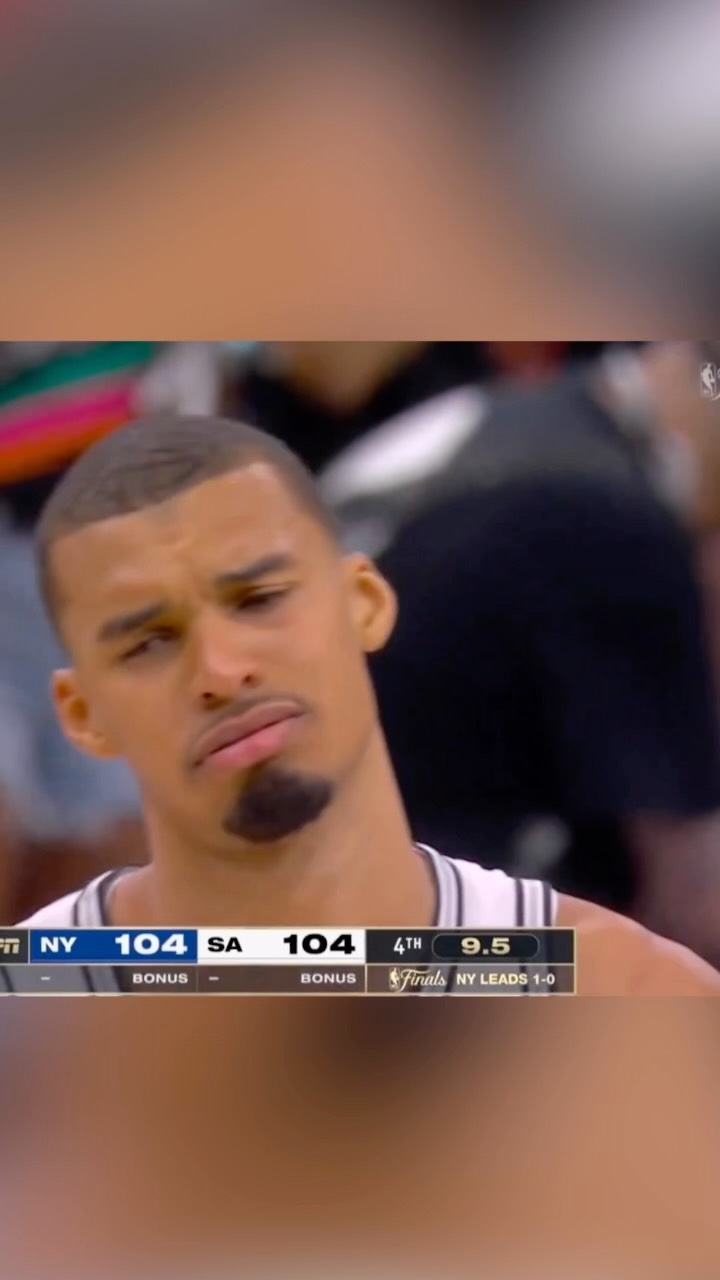 Victor Wembanyama threw the ball at his teammates back with 10 seconds left leading to the Knicks taking the lead and a 2-0 lead in the series