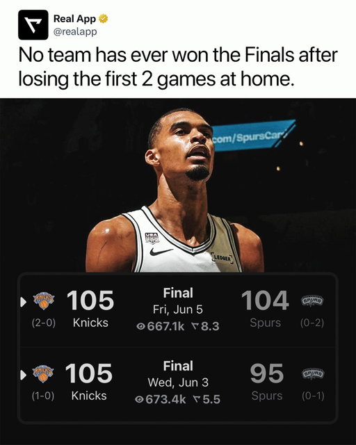 Are the Spurs cooked? @realapp