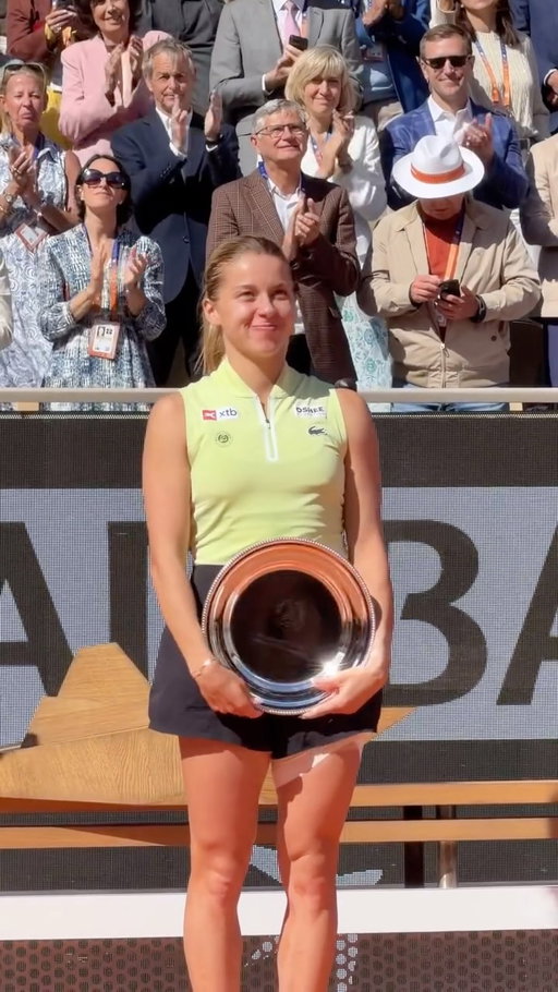 A run you can be so proud, Maja 🙌

#RolandGarros