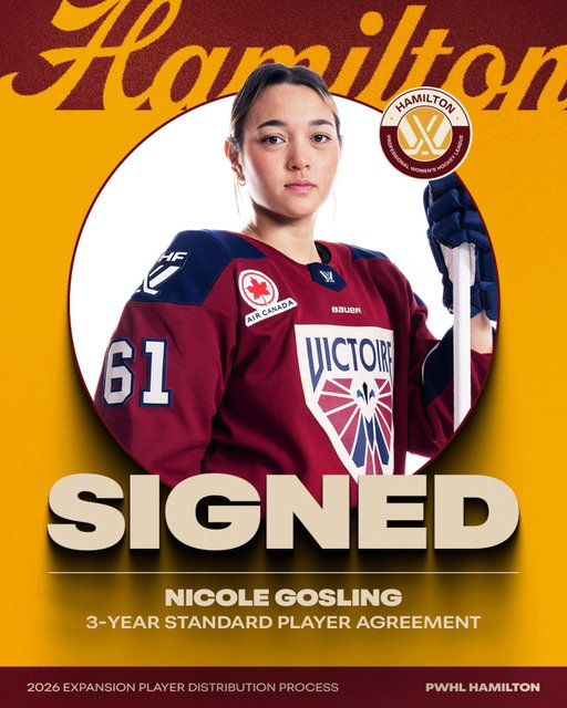 THE GOOSE TO STEELTOWN 🪿
 
2026 PWHL Walter Cup Champion and Rookie of the Year finalist defender Nicole Gosling signs a three-year Standard Player Agreement.

📰 Link in story and bio