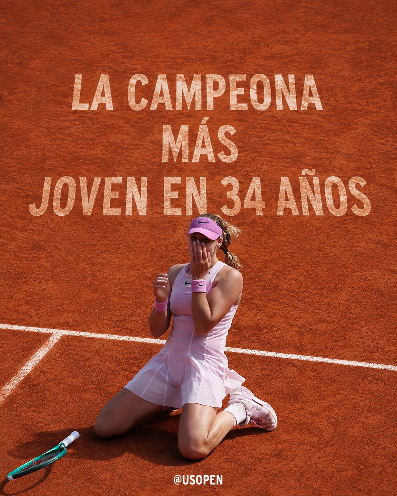 ¡Su campeona más joven del Roland Garros en 34 años es Mirra Andreeva! 🤩