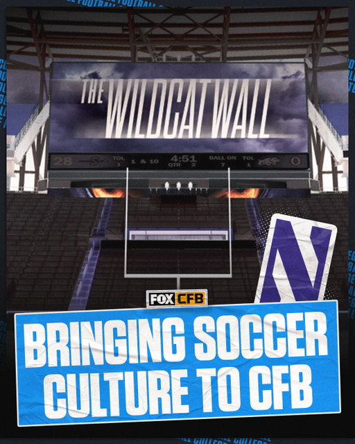 Northwestern’s student section just got UPGRADED 🤯🔥