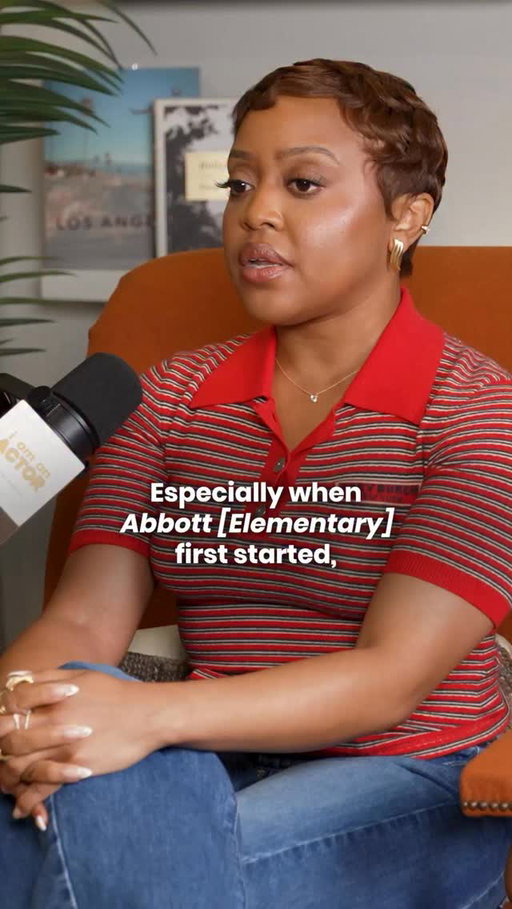 Quinta Brunson discusses that flawed female characters are often judged more harshly than flawed male characters, and how criticism of characters like Joan from “Girlfriends” and Carrie Bradshaw from “Sex and the City” never stopped her from creating imperfect women on screen.

“I did not want to pull back on my characters because of that,” says Quinta. Check out the full episode at the link in bio.

This Episode is presented by Apple TV