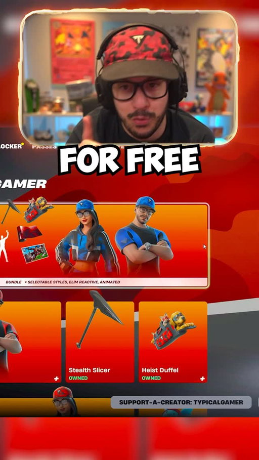 How to get my Icon Skin for free! #fortnite #typicalgamer