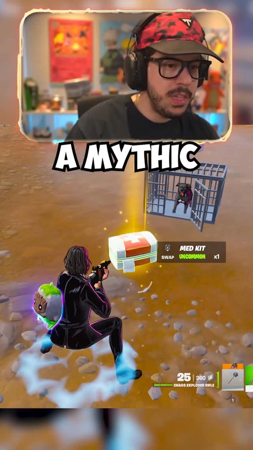 I found the MYTHIC MEDKIT! #fortnite #typicalgamer