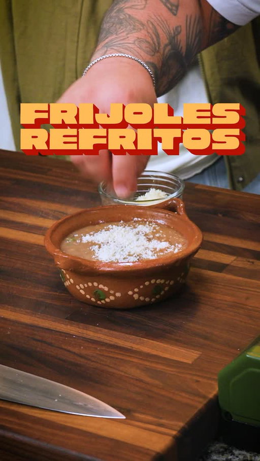 new recipe for these incredible frijoles refritos is up on youtube. comment below 👇🏽 and i’ll send you the link.