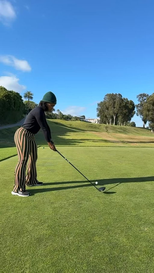 Thank you @usga for allowing me to experience Riviera with the grandstands up. I really wanted to be out there this year but I’m glad I was able to secure the birdie on 18! Good luck to the ladies out there this week and the @uswomensopen