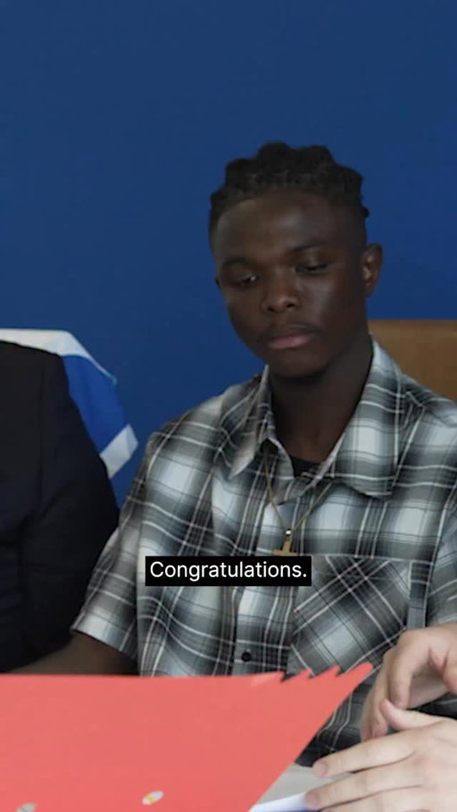 “I’m really happy, I want to make my family proud.” 🥹