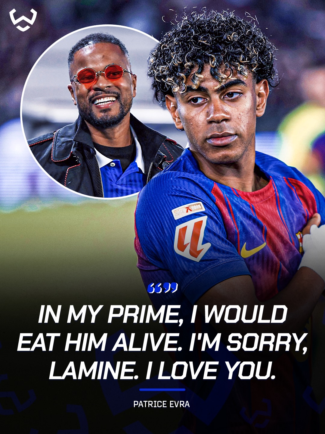 Patrice Evra is backing himself against Lamine Yamal 🇫🇷👀

The former Manchester United defender says that in his prime, he would have had no problems dealing with the Spanish wonderkid, insisting he wasn’t a “good friend” to any winger he faced, including Cristiano Ronaldo and Lionel Messi. 😅