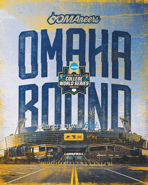 FOR THE FIRST TIME IN PROGRAM HISTORY, WE'RE GOING TO THE COLLEGE WORLD SERIES!!!

#HailWV // #Omaneers