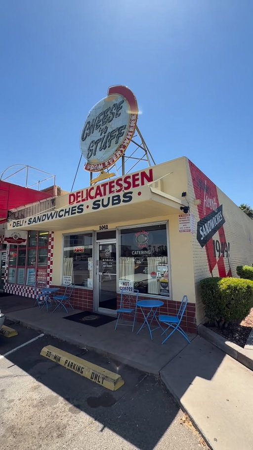 I’ve lived in Arizona for years, and somehow this was my first visit to Cheese N Stuff.

For those who don’t know, this Phoenix sandwich shop has been serving up sandwiches since 1949, making it one of the true old-school food institutions in the Valley.
And I happened to stop by at the perfect time.

They’re currently hosting their first-ever Summer Showdown, featuring two brand-new sandwiches battling it out for a spot on the menu through the end of summer.

🥑 The Verde
🍅 The Biltmore

I tried both, and while they’re each bringing something completely different to the table, The Verde was the clear winner for me. The combination of slow-roasted chicken, avocado, roasted green chiles, crispy jalapeños, and cilantro-lime crema is right in my wheelhouse.

The best part? You get to decide.

Stop in, try the sandwiches for yourself, cast your vote, and you’ll be entered for a chance to win a free sandwich.

#CheeseNStuff #Wizardofza #AZFoodie #ArizonaEats #PhoenixEats