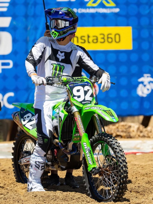 Stoked for the opportunity to race round 2 of @promotocross this weekend at Hangtown! Solid first moto with a 10th, second moto tipped it over and finished 17th for a 13th overall. Thanks to everyone in my corner @ryanholliday @tk_tyler_keefe @stout_15 @ryder__leonardo @alipps194 @matttmora @dannyminney @schalkoff @racekawasaki @monsterarmy @procircuit78 @foxmoto @apdesignsusa @maximausa @throttle_syndicate @ridedunlop @renthal_moto @asterisk_usa @hinsonracing