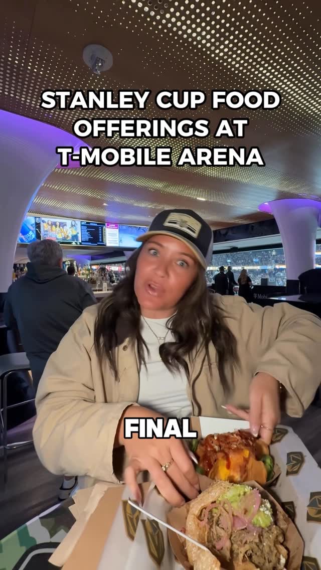 Victory has never tasted so good! Which Stanley Cup Final dish are you ordering at @tmobilearena? 🍔🏒