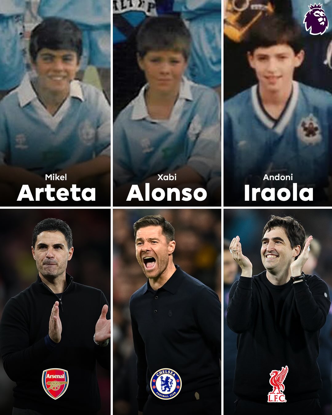 Did you know? Mikel Arteta, Xabi Alonso and Andoni Iraola all played for the same boys’ club 😲

Click the link in our bio to read the incredible story of how three team-mates from San Sebastian all came to manage top Premier League clubs 🔗