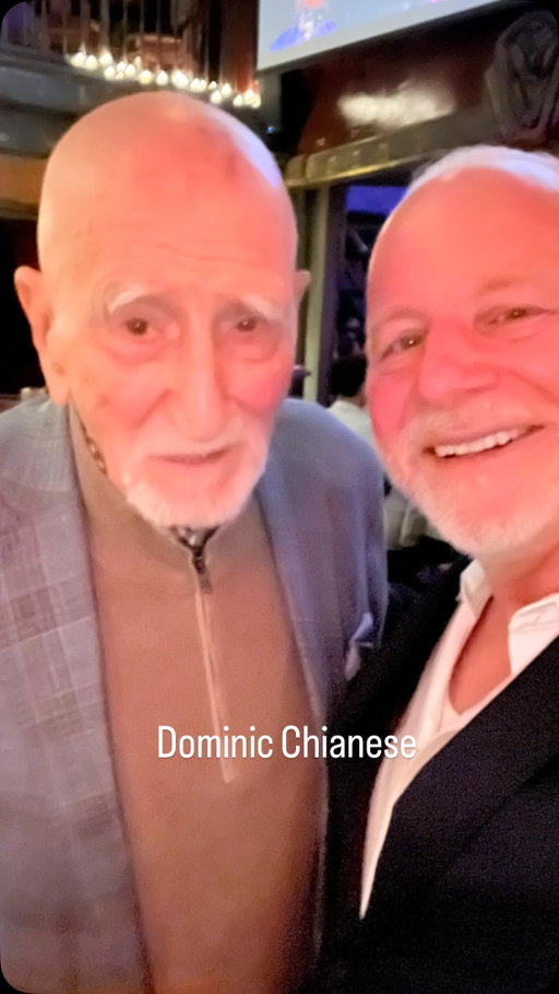 ✨Celebrity Sunday featuring Dominic Chianese @thedominicchianese who I had the pleasure of hanging out with in New York City @cuttingroomnyc The Cutting Room as I opened for Steve @stvnmaglio . Dominic is known for his HBO TV Series The Sopranos playing Uncle Junior, In The Godfather playing Johnny Ola . Again what a pleasure ✨#comedy #newyork #entertainment #memories #actor