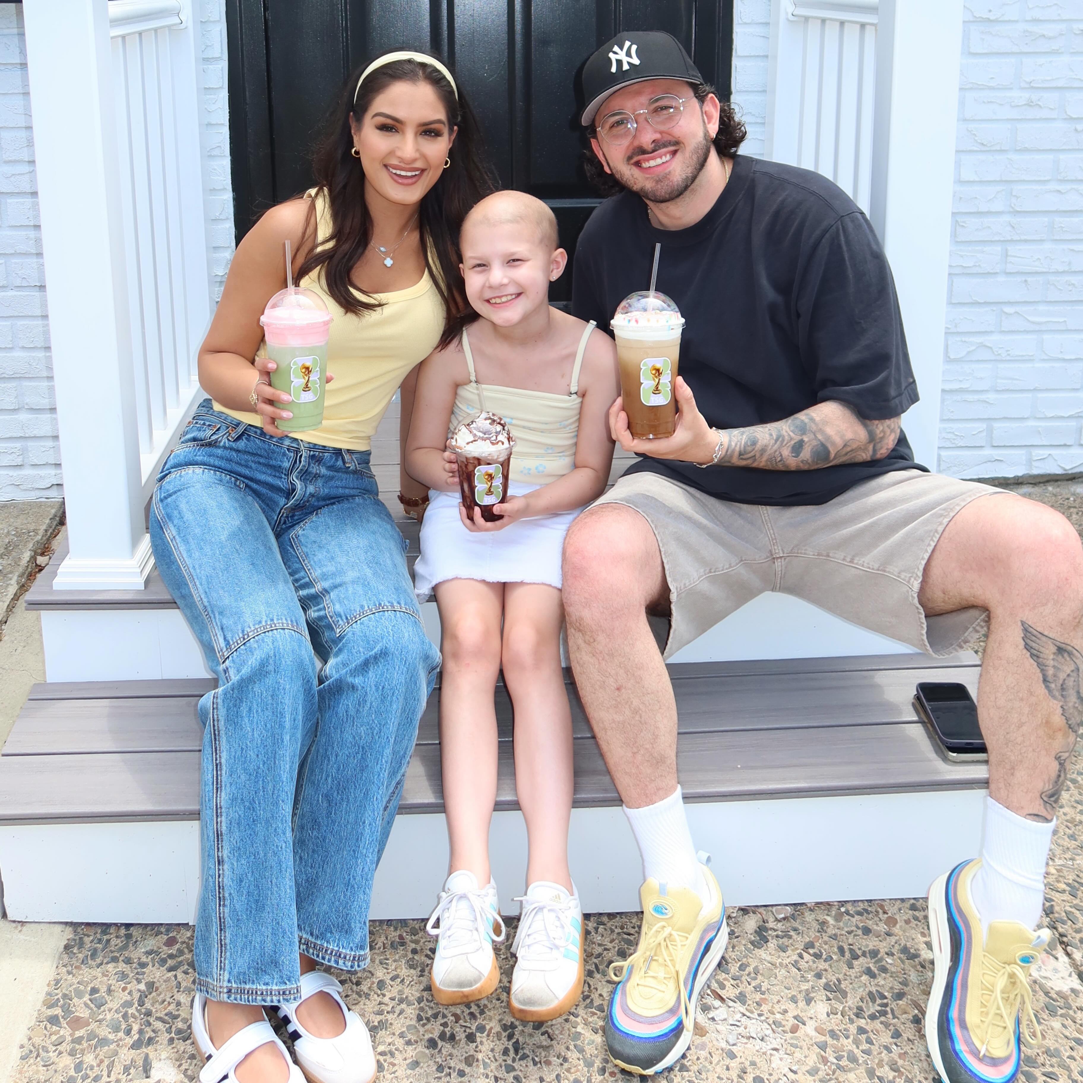 Bad day to be a prosciutto sandwich. We surprised Luci at The Secret Garden in Carlstadt, NJ and then immediately put her to work 😜 She is an absolute star at @vermafoundation Capwalk, beating cancer (3x) and slicing fresh mutz. Food review with @marcosworldnyc coming soon!!