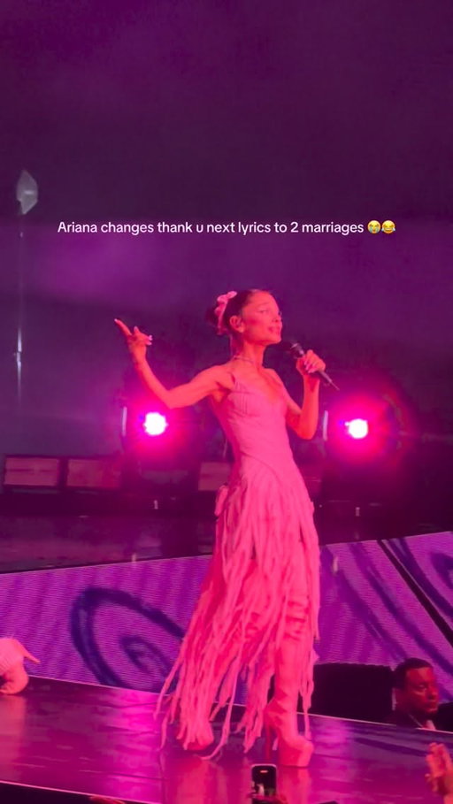she said ok well actually twice 😂 

#arianagrande #eternalsunshinetour