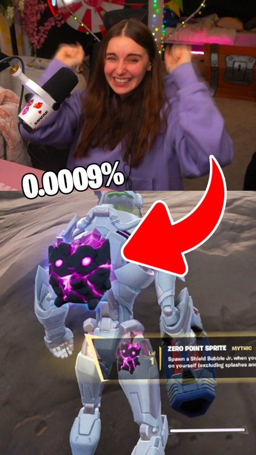 0.0009% chance of THIS SPRITE #fortnite