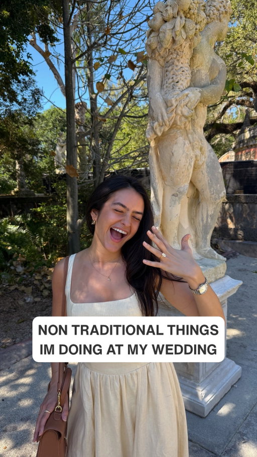 some non-traditional things we’re doing at our wedding! 💍

(as someone with very strong opinions on wedding culture) 

what "non-traditional" wedding thing would you actually want? 

#wedding #2026wedding #2026bride #destinationwedding #weddingplanning