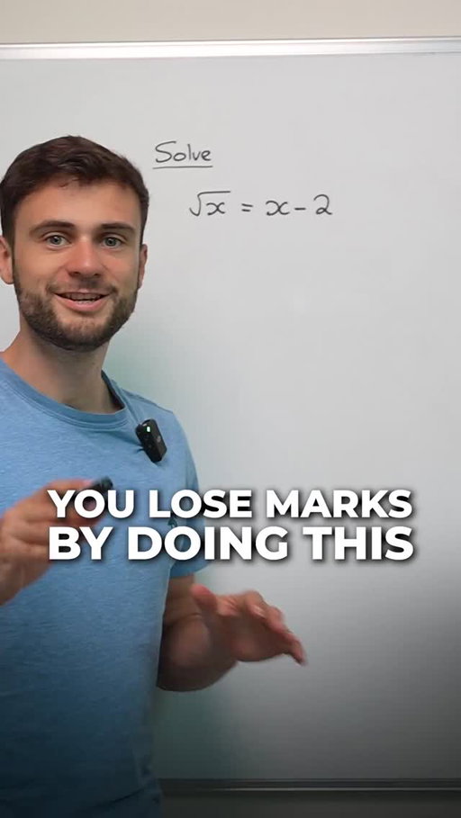 The math trap that steals marks. Why squaring an equation creates fake answers.