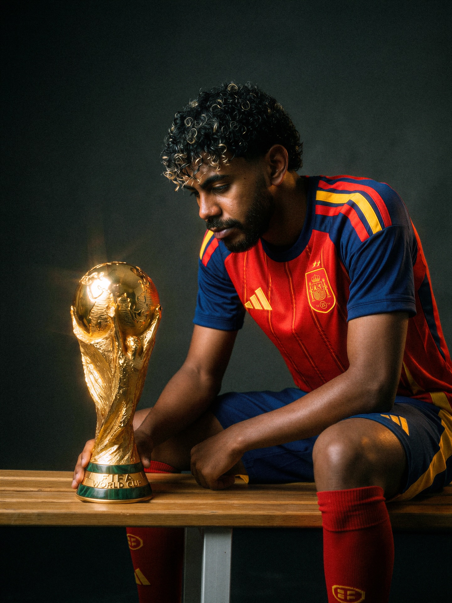 🧔🏽🪒 “If we’re gonna win the World Cup, I 𝐆𝐑𝐎𝐖 𝐀 𝐅𝐔𝐋𝐋 𝐁𝐄𝐀𝐑𝐃 𝐀𝐍𝐃 𝐀 𝐌𝐔𝐒𝐓𝐀𝐂𝐇𝐄 for three weeks!” 🏆😬

Lamine Yamal drops his special World Cup promise 🫣💈