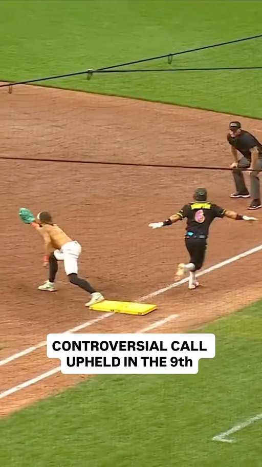 The Party Animals used their challenge in a CRUCIAL moment in the game. Do you agree with the call?

#bananaball #partyanimals #locobeachcoconuts #baseballplayer #mlbnews
