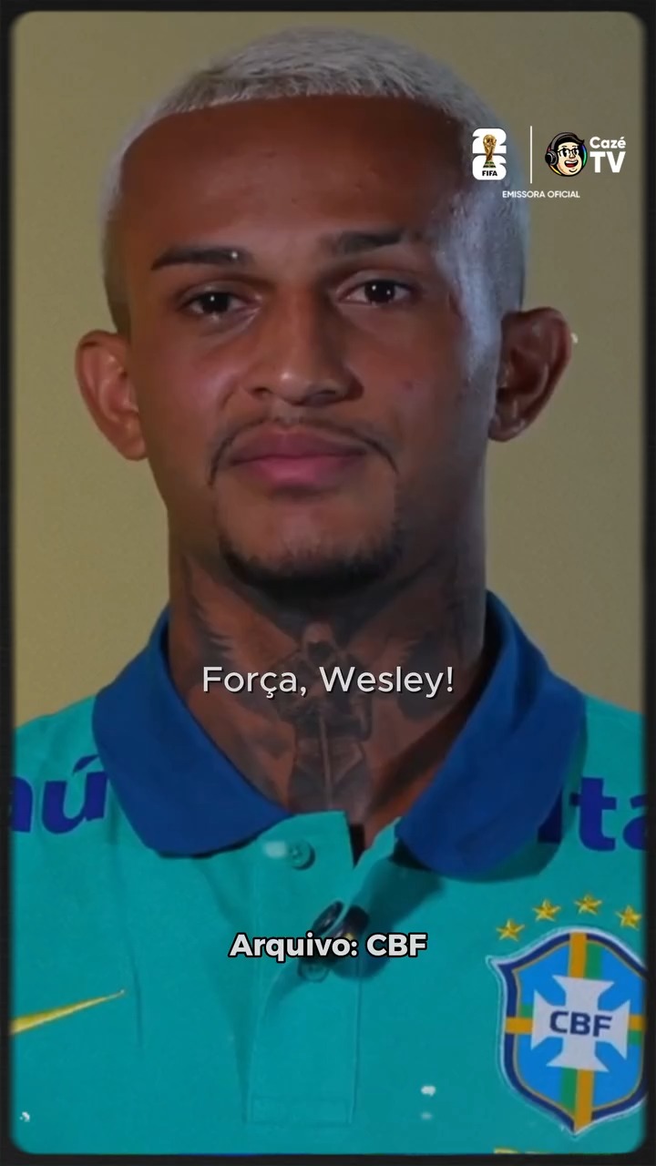 INACREDITÁVEL... WESLEY ESTÁ FORA DA COPA DO MUNDO 😔🇧🇷

O lateral-direito sofreu uma lesão muscular no músculo adutor da coxa esquerda, no amistoso contra o Egito. Após uma ressonância magnética, a CBF confirmou o corte de Wesley da Copa do Mundo. 😞😢

Para o lugar do lateral, o escolhido foi o meia Éderson.

🚨 𝐒𝐄 𝐓𝐄𝐌 𝐂𝐎𝐏𝐀, 𝐄𝐒𝐐𝐔𝐄𝐂𝐄! É na CazéTV! 🤩📺

#CoberturaCazéTV #CopaNaCazéTV #cztv27 #cztv04 #Wesley #Original