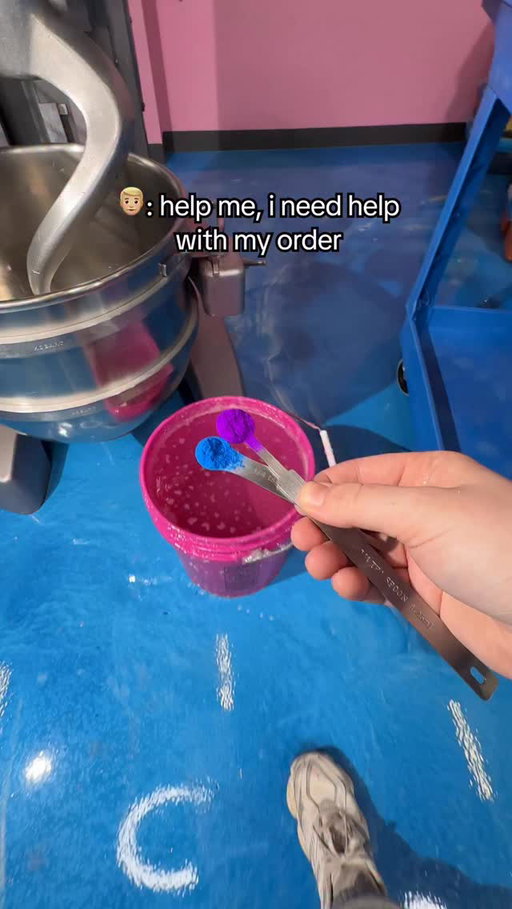 customer accidentally spent over $1000 on slime🙊 we cancelled everything immediately no questions asked 🫶 Shop Peachybbies.com for more slimes! 🍑