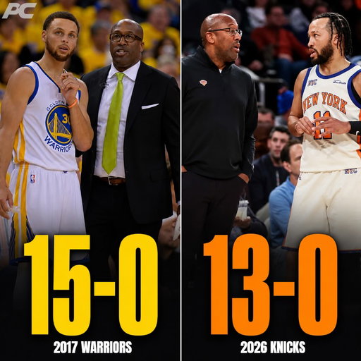 Mike Brown has coached the TOP 2 longest Playoffs win streaks in NBA history🤯

◽️2017 Warriors: 15-0 (Interim Head Coach)
◽️2026 Knicks: 13-0+ (Head Coach)

Where does he rank in terms of all-time coaches with a Knicks Ring?🤔