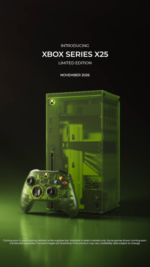 Translucent color is so back. Introducing the XBOX Series X25 Limited Edition console and Special Edition controller | #XBOXShowcase #OGXBOX #LimitedEdition