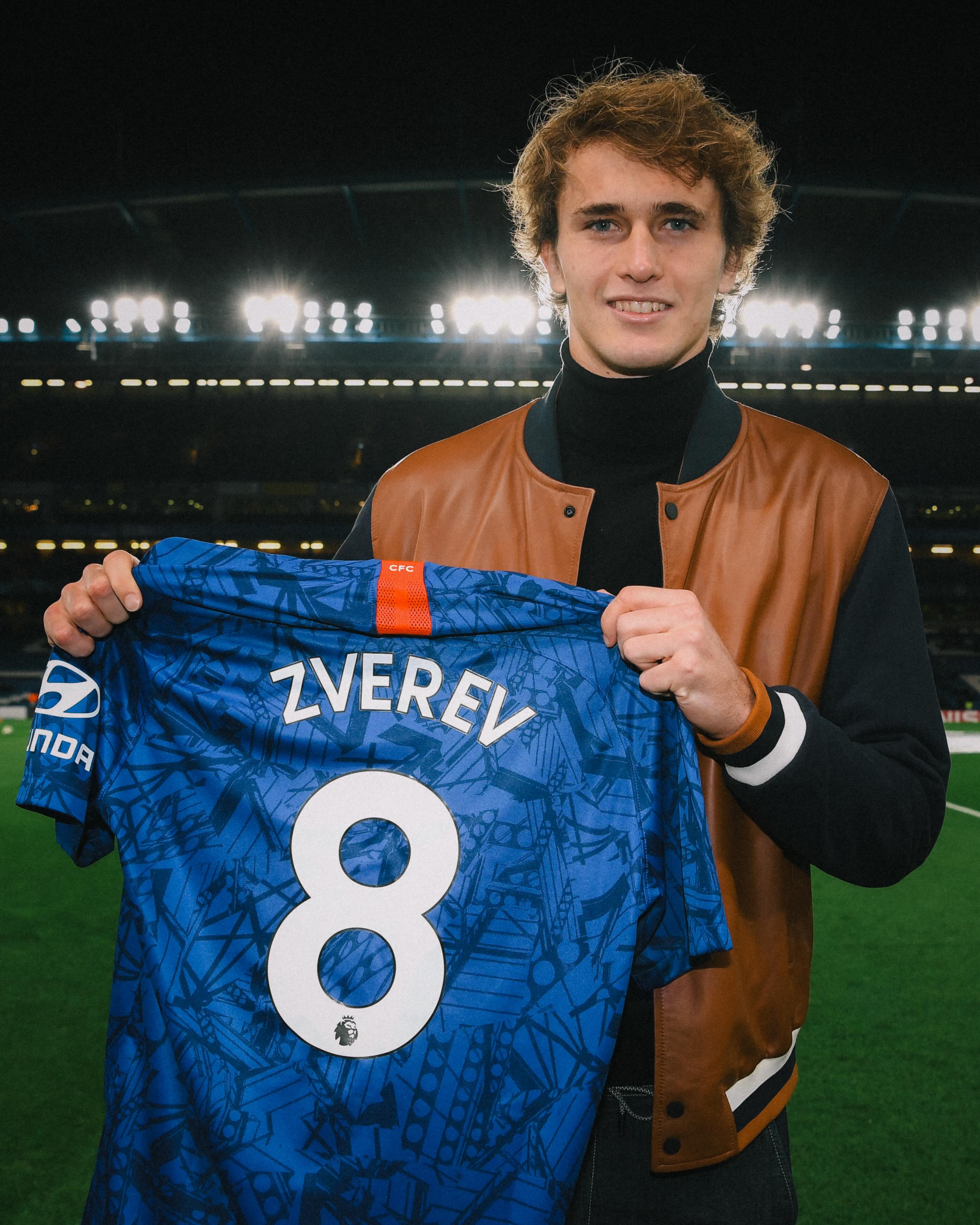 Congratulations on winning your maiden Grand Slam title, @AlexZverev123! 🎾

Throwback to 2019 when he visited the Bridge. 🔵