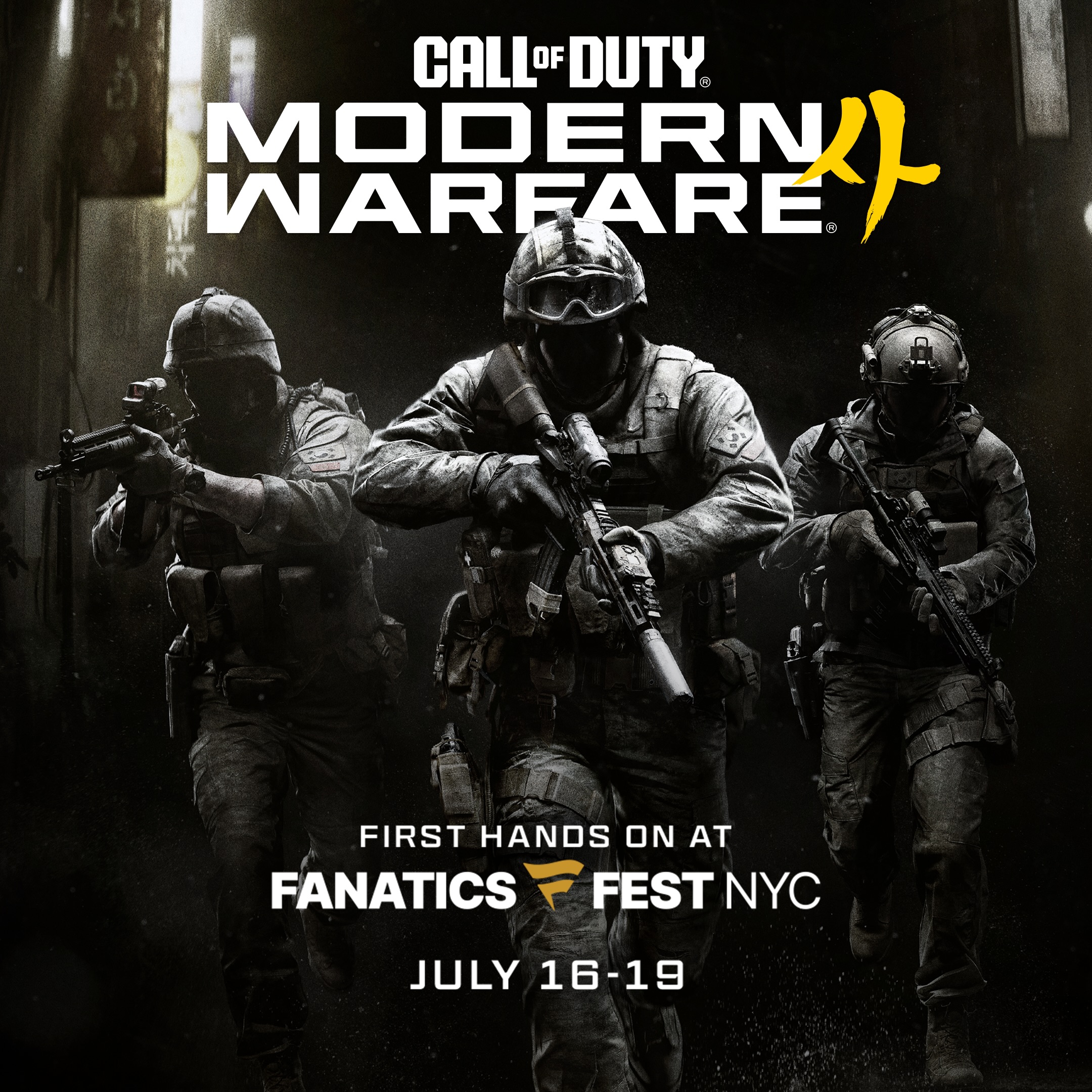 Gather your squad and be among the first in the world to play Call of Duty®: Modern Warfare® 4 at Fanatics Fest 

July 16-19 | Javits Center.

Tickets at FanaticsFest.com - link in bio