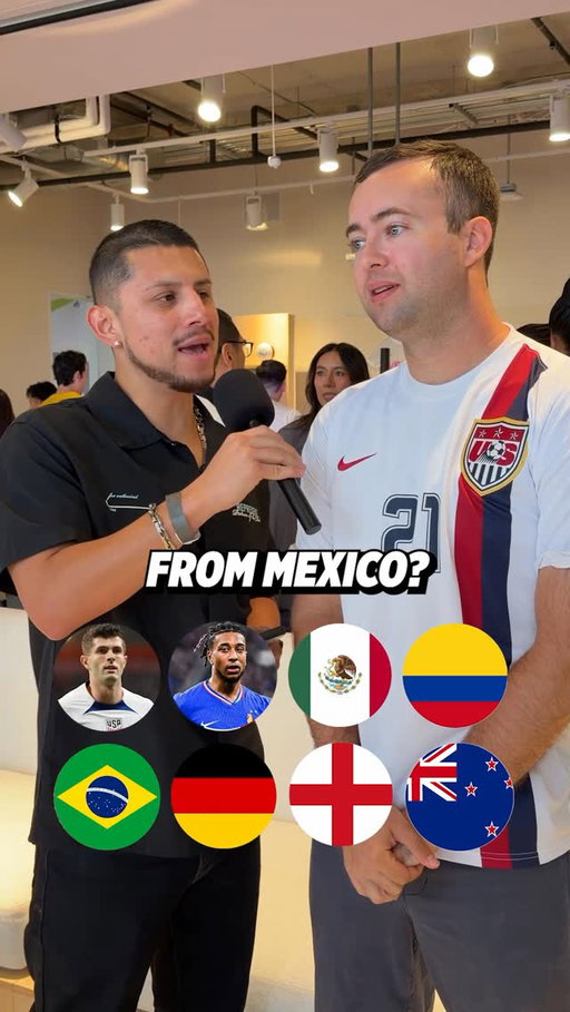 W ball knowledge? 🤔⚽️🏆

🇺🇸 - Christian Pulisic
🇫🇷 - Michael Olise 
🇲🇽 - Gilberto Mora 
🇨🇴- Lucho Diaz 

🇧🇷- Gabriel Magalhães 
🇩🇪- Jamal Musiala
🏴󠁧󠁢󠁥󠁮󠁧󠁿- Harry McGuire 
🇳🇿- Tim Payne 

#worldcup #FIFA