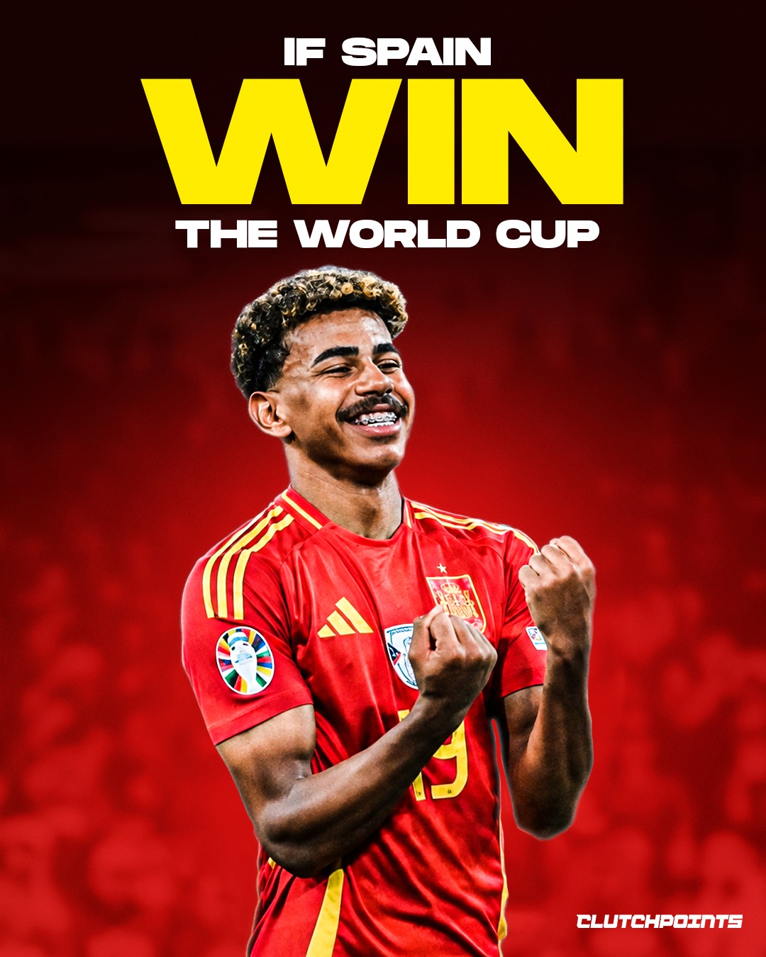 Lamine Yamal is already planning ahead 👀🏆

The Barcelona superstar was asked what he’d do if Spain wins the World Cup, and his answer was simple:

Grow the beard.

Grow the mustache.

And celebrate like a champion. 😆🇪🇸

Considering everything he’s already accomplished before turning 20, don’t bet against him adding a World Cup to the list.

The confidence is there.

Now it’s all about delivering on the pitch. ⭐