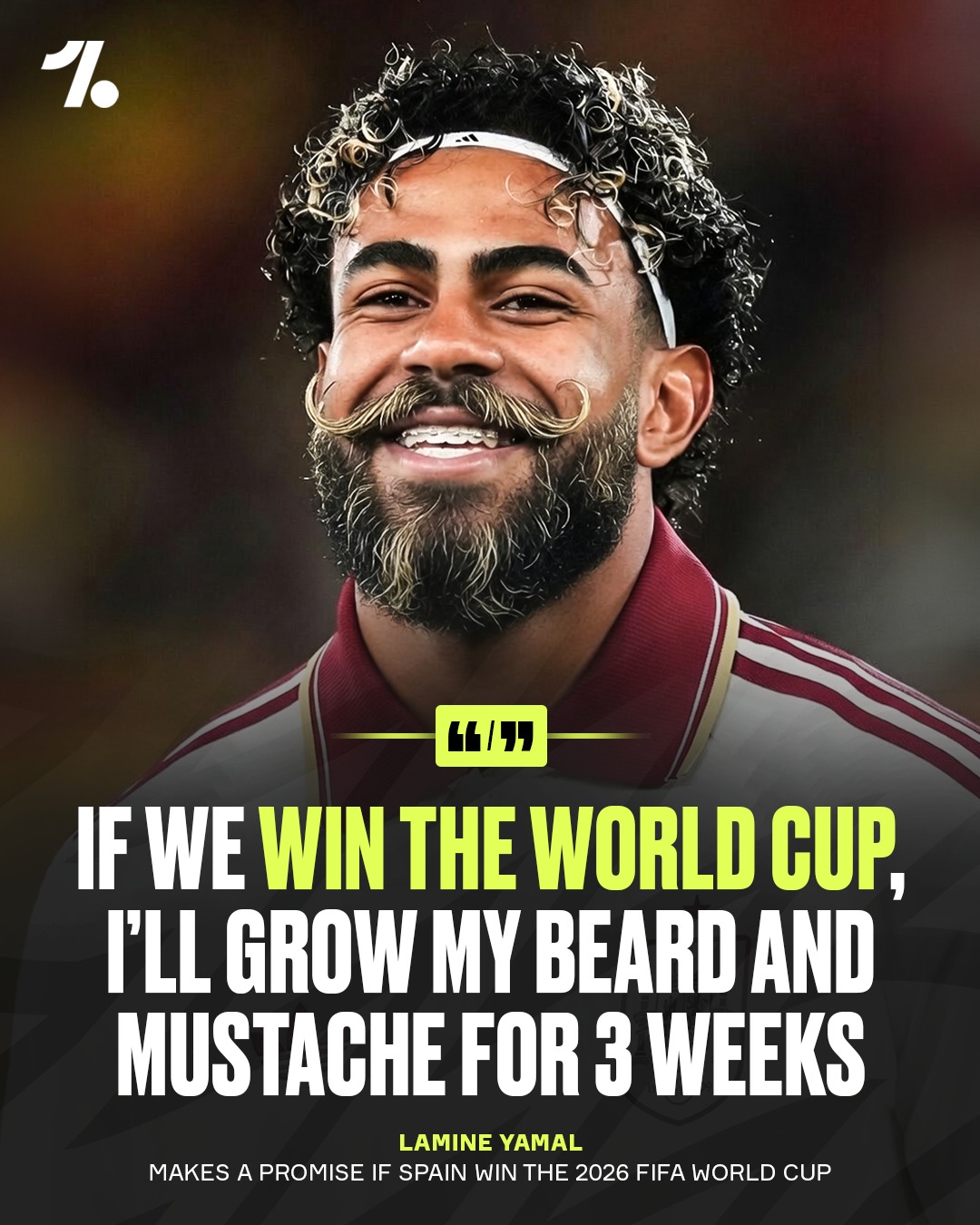 Lamine Yamal has made the most random promise if Spain were to win the 2026 FIFA World Cup 🤣🧔‍♂️