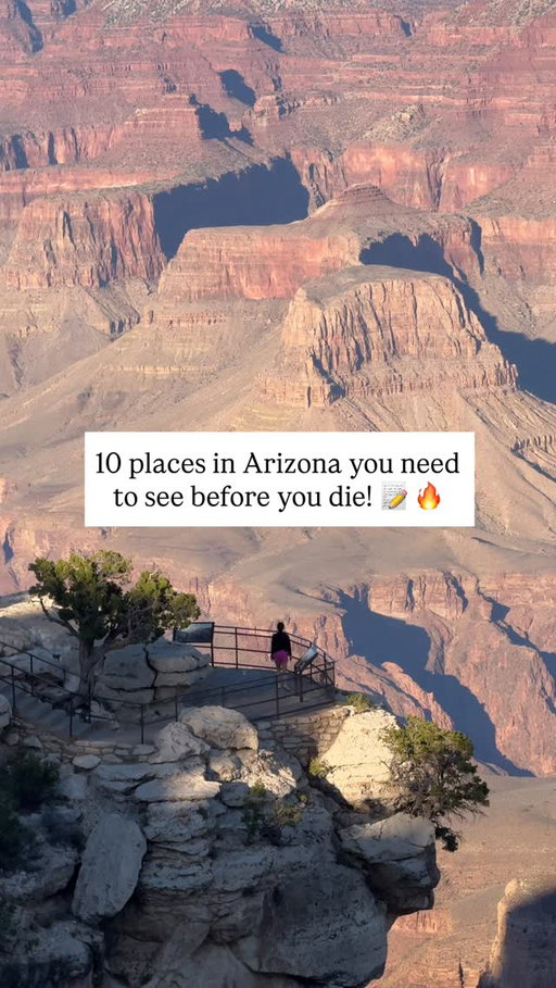 ✨ Send this to someone planning an Arizona trip! 

Arizona is one of those states that feels like a movie scene everywhere you go. From massive canyons and red rock deserts to old Route 66 towns, wild west streets, slot canyons, and landscapes that almost don’t feel real, these are 10 places in Arizona that belong on your bucket list.

📍Saguaro National Park
One of the most unique national parks in the country, filled with giant saguaros, desert mountains, scenic drives, and some of the best sunset views in Arizona.

📍Chiricahua National Monument
An underrated hidden gem with towering rock formations, scenic overlooks, and hiking trails that feel completely different from the rest of Arizona.

📍Grand Canyon
One of the most iconic places in the world, and somehow even more incredible in person. The views are massive, dramatic, and something everyone should see at least once.

📍White Pocket
A remote desert landscape that feels like another planet, with swirling sandstone, wild colors, and some of the most unreal scenery in the Southwest.

📍Monument Valley
Driving through Monument Valley feels like stepping into a movie scene, with massive red rock buttes rising out of the desert in every direction.

📍Horseshoe Bend
One of Arizona’s most famous views, where the Colorado River wraps around the canyon in a perfect curve that looks almost too good to be real.

📍Antelope Canyon X
A beautiful slot canyon near Page with glowing sandstone walls, narrow passageways, and that classic Arizona canyon magic without feeling as crowded as some of the more famous sections.

📍Page
One of the best base towns for exploring northern Arizona, with easy access to Lake Powell, Horseshoe Bend, Antelope Canyon, scenic overlooks, and desert adventures.

📍Seligman
A nostalgic Route 66 town filled with colorful roadside stops, vintage charm, quirky shops, and that classic old school road trip feeling.

📍Oatman
A wild west town on Route 66 where burros roam the streets, old buildings line the road, and the whole place feels like stepping back in time.

✈️ Follow @thewanderdiary for more bucket list trips!

#arizona #arizonatravel #roadtrip #roadtrippers