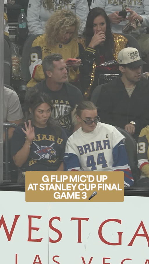 “You’re doing so good!” 😂

Singer-songwriter, @gflip brought all the energy last night for Game 3 of the #StanleyCup Final! 🏒