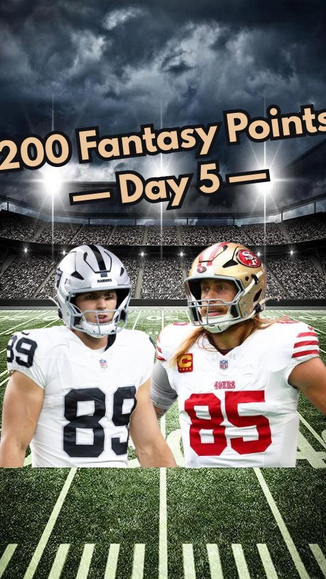 Trying to score 200 fantasy football points based on the 2025 NFL season. #acshear #200fantasypoints #fantasyfootball #nflfilter