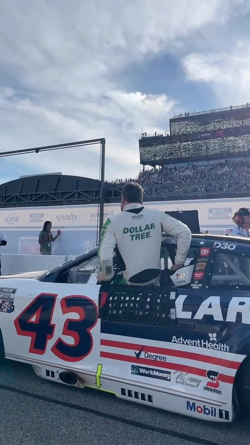 One spot short but a heck of a day for the 43 at @erik_jones home track!
