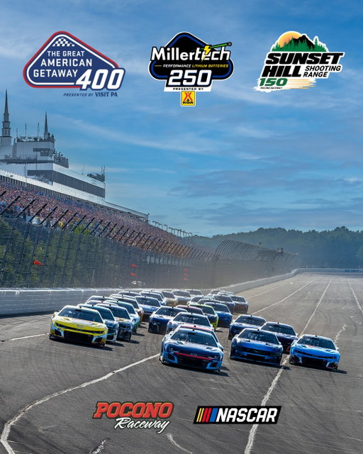 We are NEXT! See you soon, @nascar! 

Race Fans, as you plan your trip, be sure to check out our Event Guide for all of your Race Day questions! #NASCAR

Links in our bio!

#PAGetaway400 | #MillerTech250 | #SunsetHill150