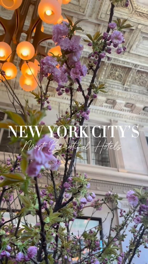 I’m a New Yorker and only recently went to this STUNNING hotel 😍 Want more NYC recommendations? Check out my 7 day NYC itinerary which you can find if you click on the link in my bio! #travelbucketlist #nycitinerary #besthotels #luxuryhotels #bestnychotels